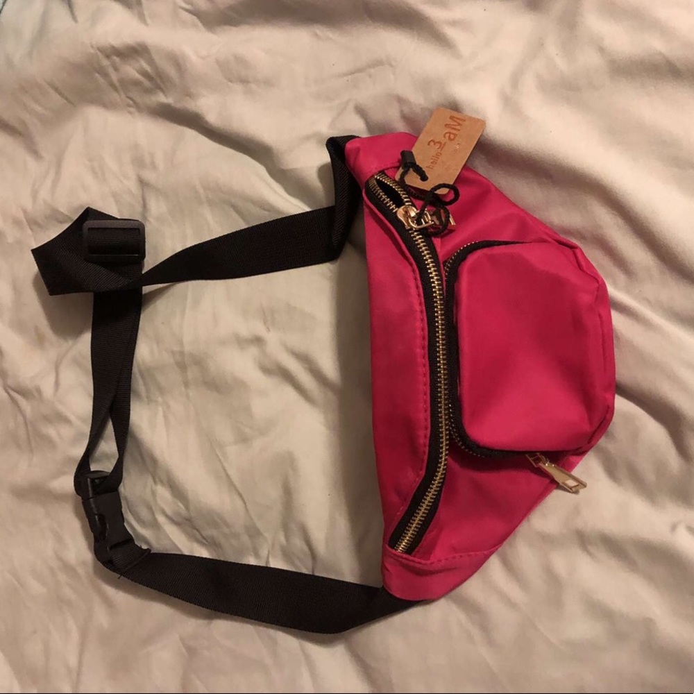 pink fanny pack